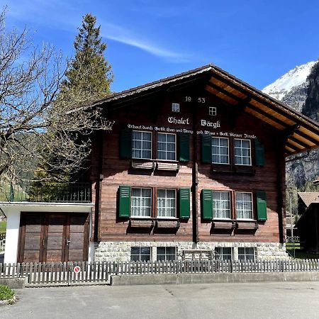 Familienferien Im Chalet Baergli Kandersteg Eksteriør bilde