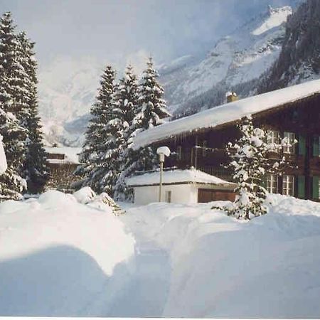 Familienferien Im Chalet Baergli Kandersteg Eksteriør bilde