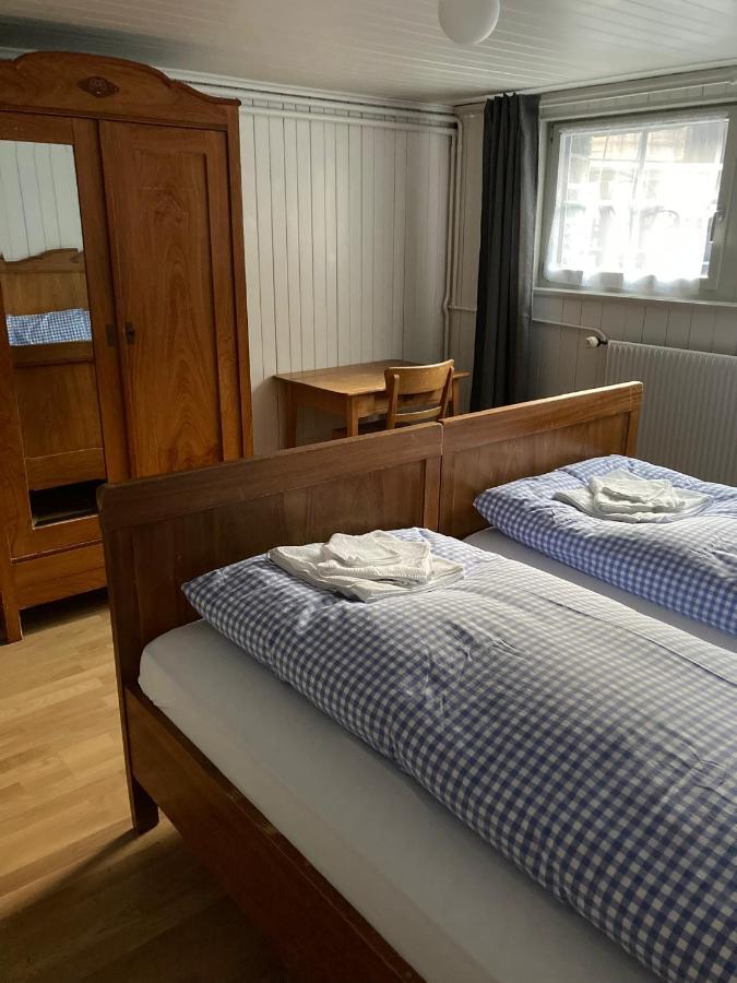 Familienferien Im Chalet Baergli Kandersteg Eksteriør bilde